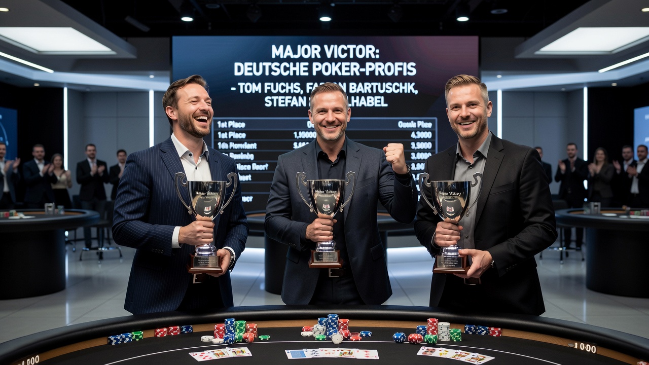 Finaltisch des GCCOP Main Events mit Deal-Verhandlungen
